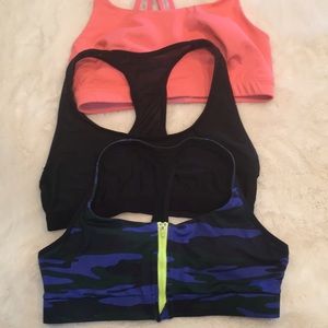 Athletic bras